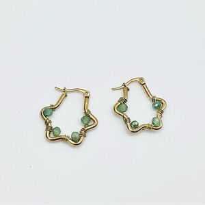 Star HoopEarrings Handmade